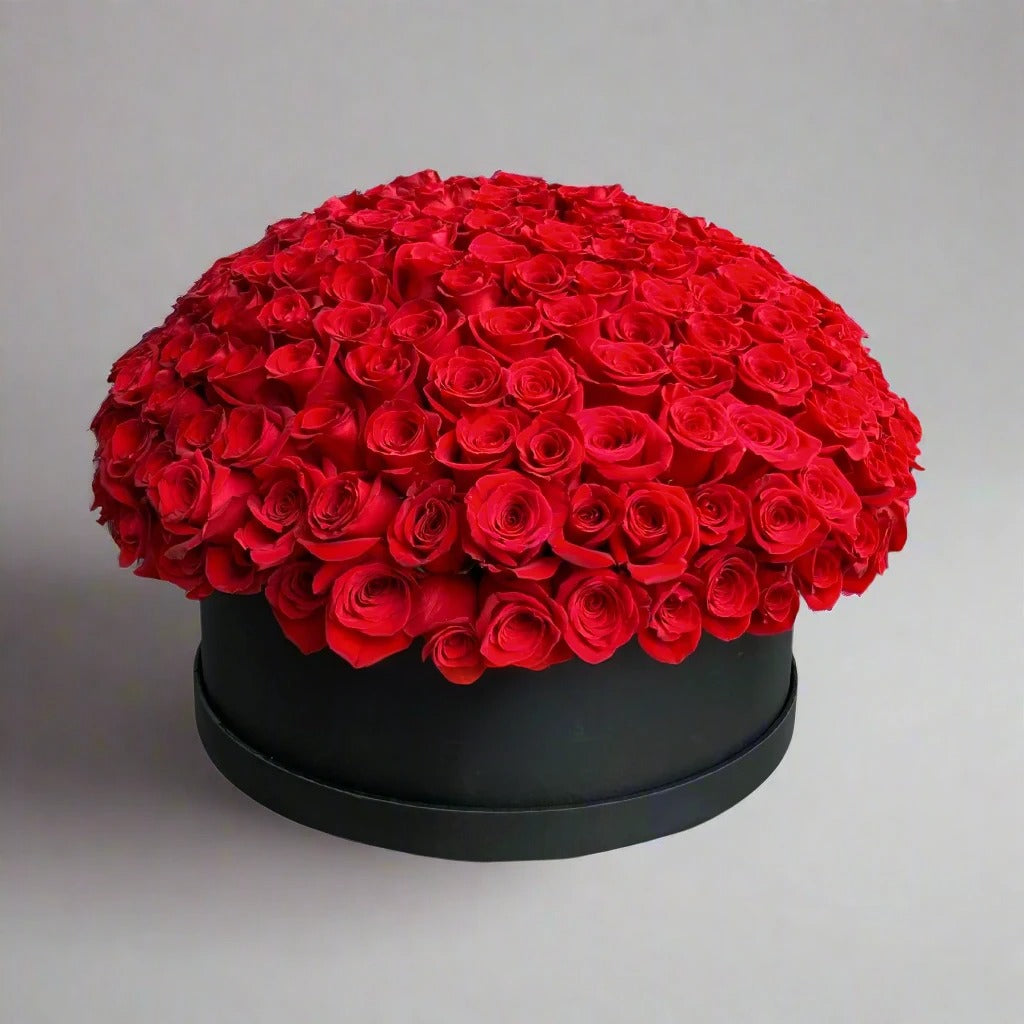 201 Red Roses Dome Arrangement