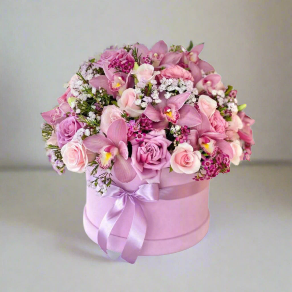 Box Arrangement - Shades Of Pink