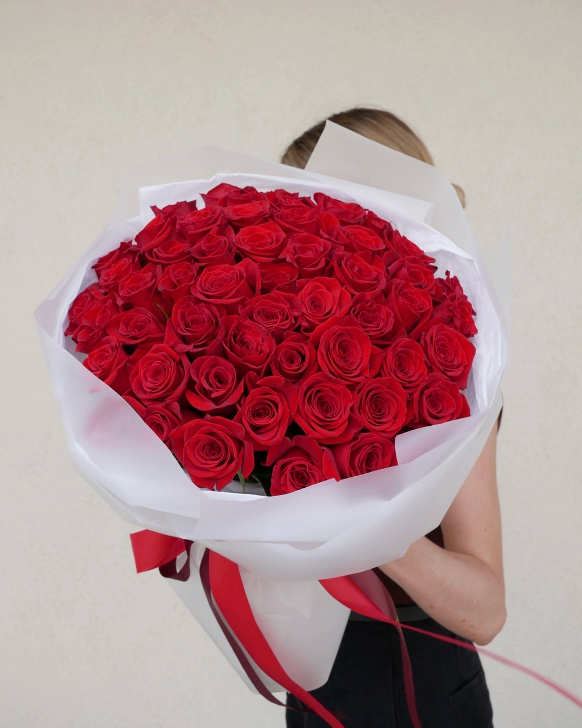 60 Red Roses Bouquet