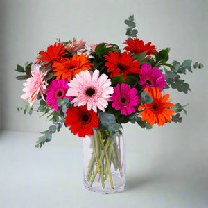 Vase - Mix Gerbera Arrangement