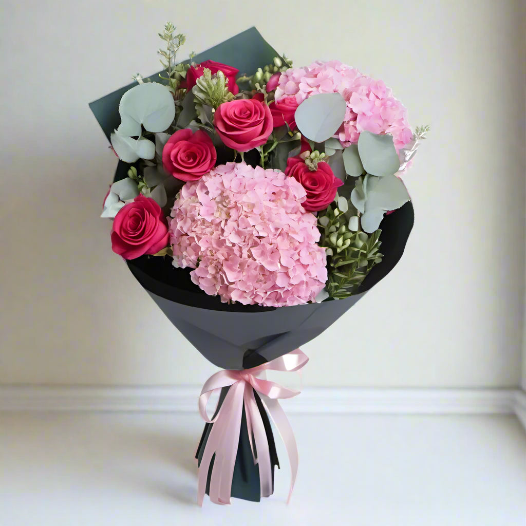Hydrangea With Roses Bouquet