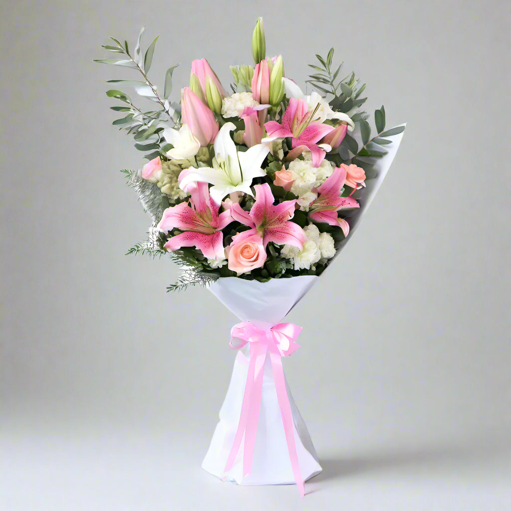 pink white flower