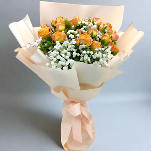 Orange spray rose Bouquet