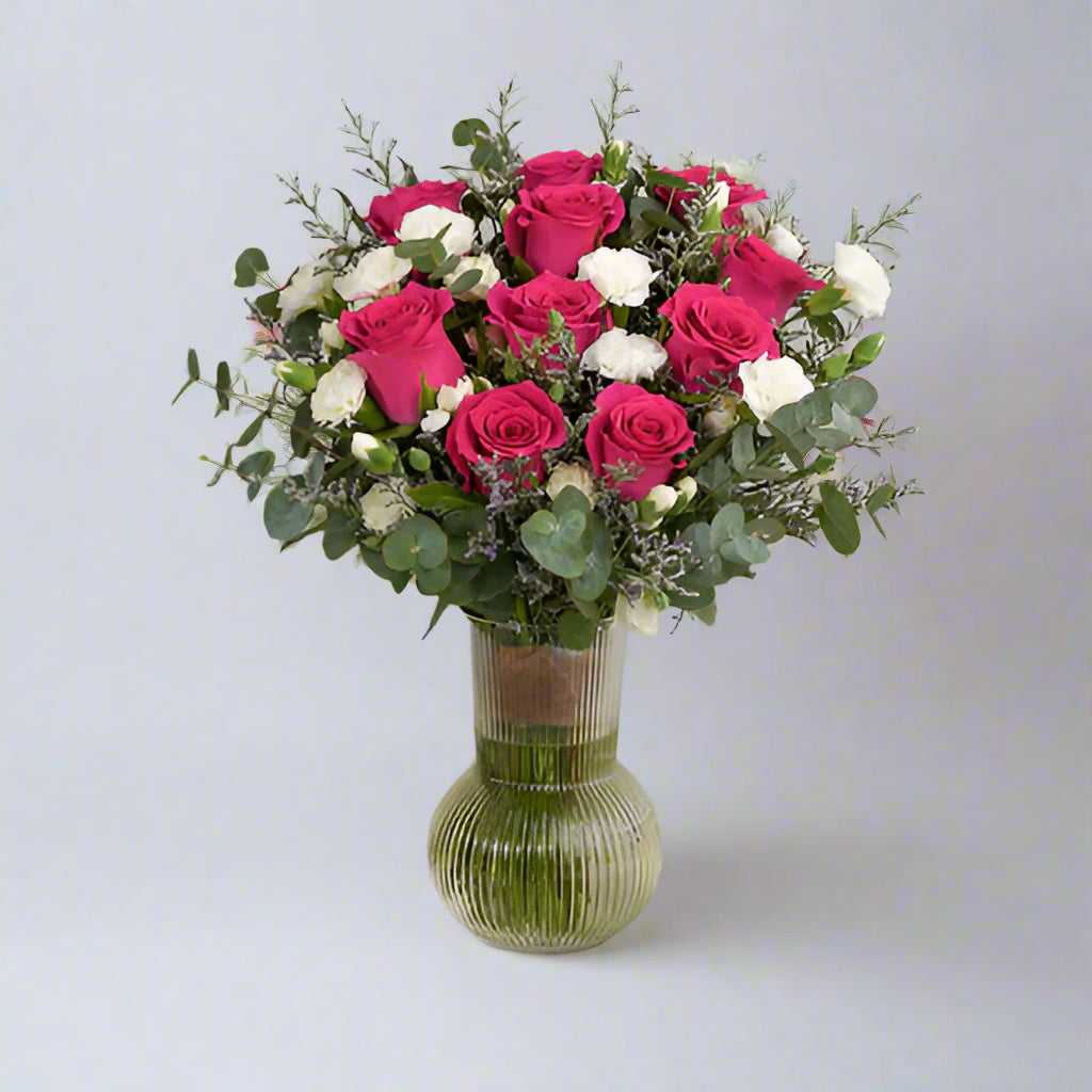 Fuschia Glow Vase