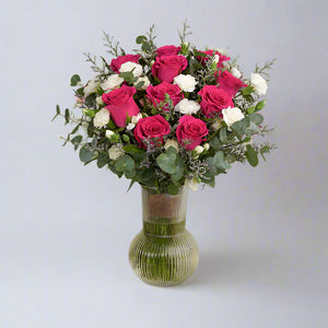 Fuschia Glow Vase