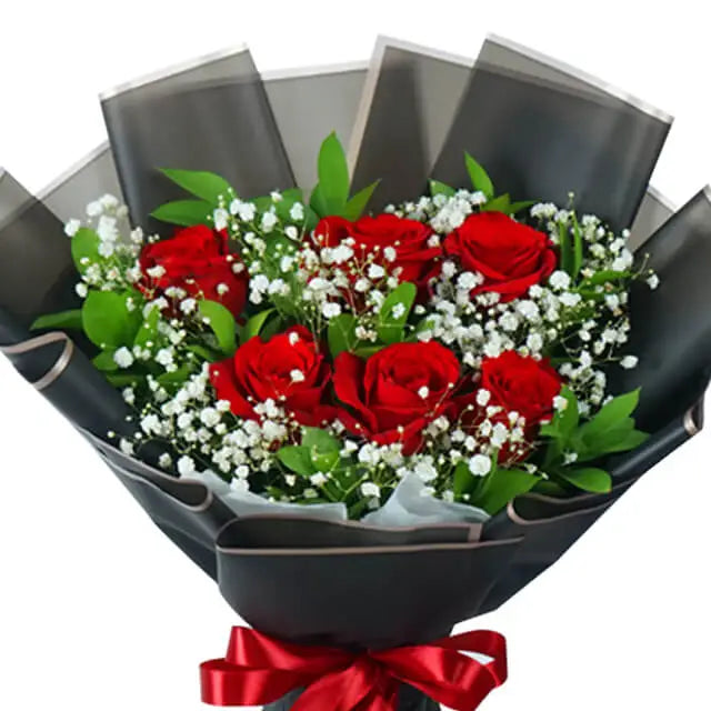 6 Red Rose Bouquet