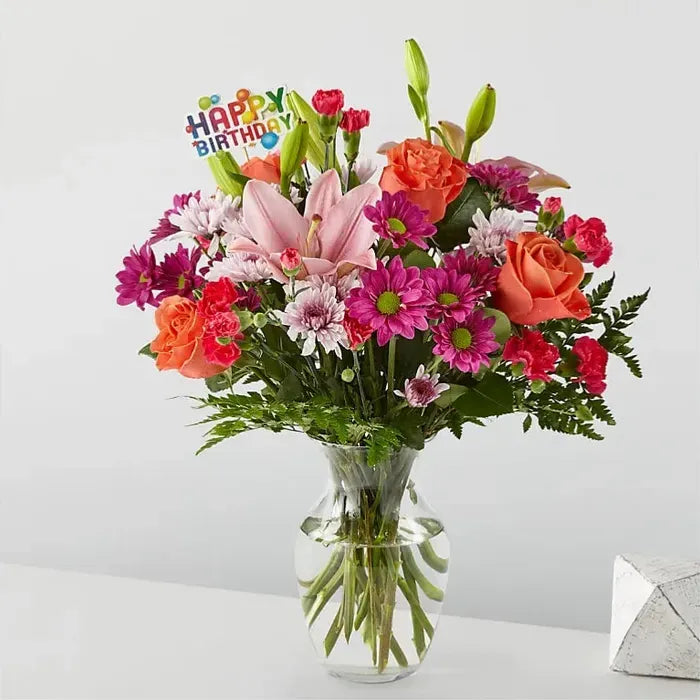 Birthday vase Arrangement
