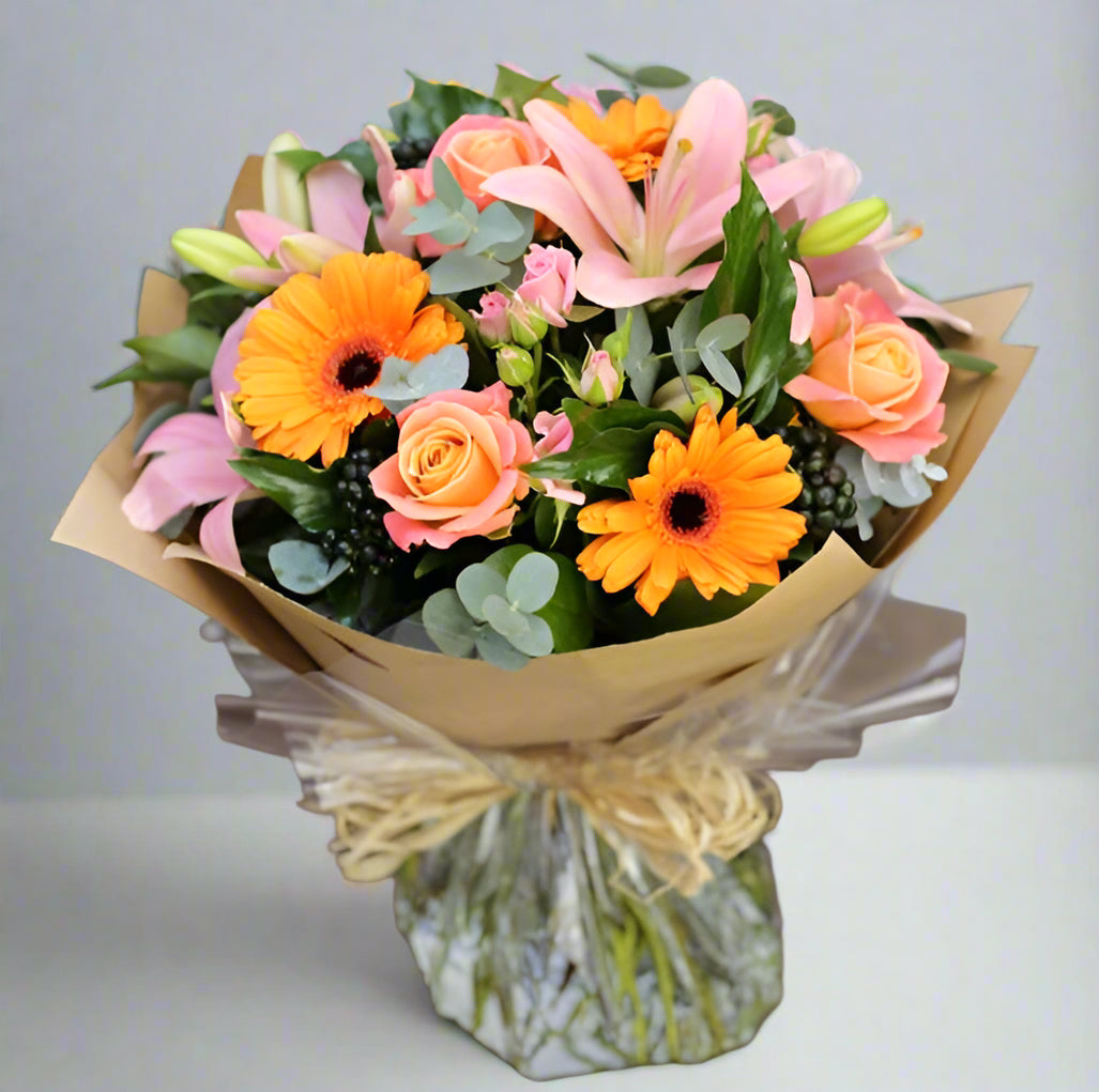 Gerbera and Lily Bouquet