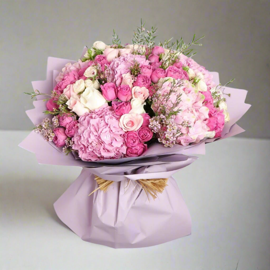 Hydrangea And Rose Magic