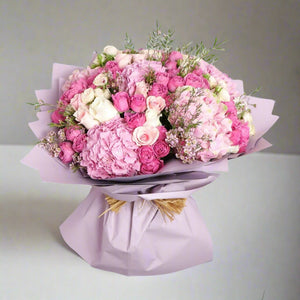 Hydrangea And Rose Magic