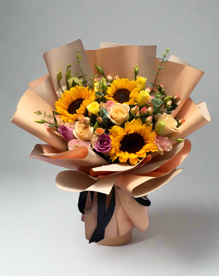 Sun Flowers And Mix Flowers